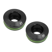 Fuel Injector Insert Adapters, Suit Factory Nissan RB25 Intake Manifold, 25mm, Black, Pair