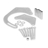 Alternator Bracket Kit For Chevrolet Big Block Steel Chrome Low Mount Short & Long Water Pump