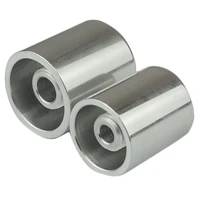 Hose End Air Conditioning 304 Stainless Chrome Charge Port Cap