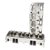 Cylinder Heads AirMax 180 Aluminium Assembled 72cc Chamber Straight Plug 180cc Intake Runner SB For Chevrolet Pair