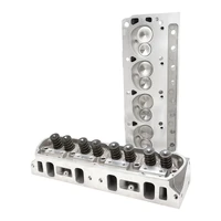 Cylinder Heads AirMax 185 SB Ford 289 302 351W Aluminum Assembled 7/16 Studs Adj G/Plates 58cc Chamber 185cc Intake Runner Pair