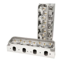 Cylinder Heads AirMax 200 Bare Aluminium SB Ford Cleveland 2V 68cc Chamber 205cc Intake Runner Pair