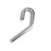 Exhaust Tubing U-J Mandrel Bend 45/180 Degrees Aluminium 5.0in Bend Radius