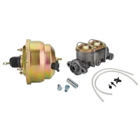 8'' Brake Booster & Master Cylinder Combo Universal Master Cyl 1 1/8'' Bore 8" Dual Diaphragm Booster Kit