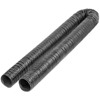 Silicone Brake Duct Hose Black Flexible 152mm 6in x 2 Mtrs
