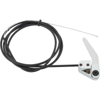 Universal Bear Jaw Door Latch Release Boot Release Chrome Handle with Cable Kit