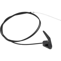 Universal Bear Jaw Door Latch Release Black Handle with Cable Kit