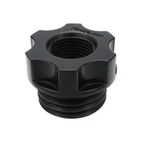Oil Cap Breather, For Ford Falcon Barra 4.0L, -10AN, Screw-on, Billet Aluminium, Black