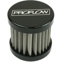 Oil Breather Filter Billet -12AN Female, Valve Cover, 90x78mm, Black