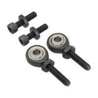 Adjustable Linkage Replacement Heim Rose Joint LH & RH Threads 3/16 Hole In Rod Ends Through Bolts 2 Piece Kit