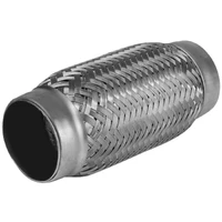 Exhaust Flex Pipe Flexi Bellow 2.0in Stainless Steel Polished