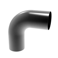 Exhaust Tubing 90 Degree 16-Gauge Steel