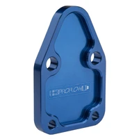 Fuel Pump Block-Off Plate, Aluminium, Blue Anodised, SB For Chevrolet, For Chrysler, Each
