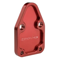 Fuel Pump Block-Off Plate, Aluminium, Red Anodised, SB For Chevrolet, For Chrysler, Each