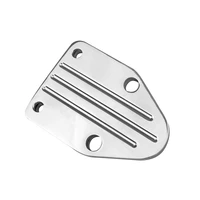 Fuel Pump Block-Off Plate Aluminium Polished SB For Chevrolet