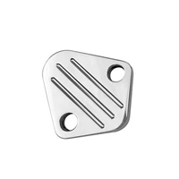 Fuel Pump Block-Off Plate Aluminium Polished BB Chev For Chrysler For Dodge For Plymouth For Ford