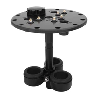 Triple Fuel Pump Hanger, Suits 39mm and 46 Pumps, 170mm PCD, Billet Aluminium, Black Anodised