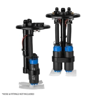 Dual Fuel Pump Carrier  In-Tank With 2x 340LPH Pumps Billet Aluminium Black