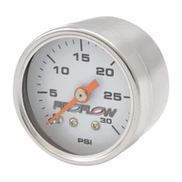 Fuel Pressure Gauge 0-30PSI Stainless body/White Face