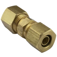 Fuel Line Connectors Brass Connector Hard Tube To Hard Tube 3/8in 10mm Tubing Joiner