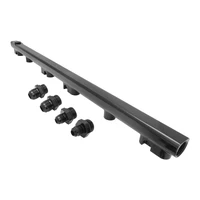 Fuel Rail Kit For Nissan & Holden RB30 -08AN ORB Ports Billet Aluminium Black Anodised