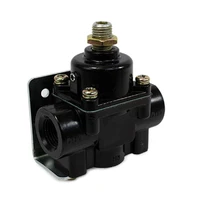 Fuel Pressure Regulator Black Aluminium 4.5-9 PSI Universal