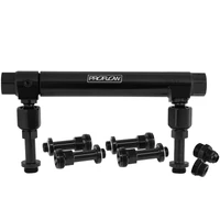 Fuel Log Billet Aluminium Adjustable -10 AN Inlet 7/8-20in Outlets Holley 4150 4500