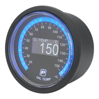 Pro Series Digital Electrical Oil Temperature Gauge 52mm 20-150 C w/Sensor LED Backlight