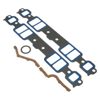 Intake Manifold Gasket Set, Pro Seal Silicone Bead, 2.09 in. x 1.28 in. Port, .060 in, SB Chev 283 to 400, Set