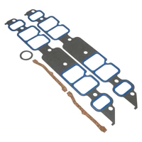 Intake Manifold Gasket Set, Pro Seal Silicone Bead, 2.54 in. x 1.82 in. Port, .060 in., Rectangle Port, BB Chev 427,454, Set