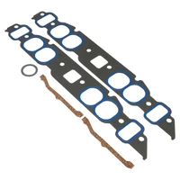 Intake Manifold Gasket Set, Pro Seal Silicone Bead, 2.050 in. x 1.82 in. Port, .060 in., Oval Port, BB Chev 396,427,454, Set