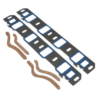 Intake Manifold Gasket Set, Pro Seal Silicone Bead, 2.00 in. x 1.20 in.. Port, .060 in., For SB Ford, 289 302,351W, Set