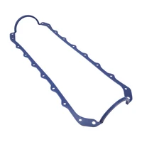 Oil Pan Gasket Set 1 Piece Rubber Blue, Holden Commodore, 253-304-308 V8 Red Motor, Set