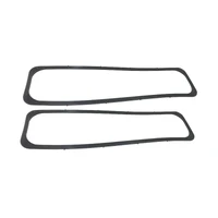 Gaskets Valve Cover 1987-up For GMC/For Chevrolet 5.0L & 5.7L Center Bolt - Set of 2 Black Neoprene/Rubber