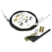 Universal Emergency Hand Brake Kit Floor Mount with Cable Mounting Kit