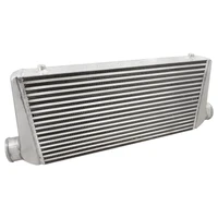Intercooler, Bar & Plate, 600 x 300 x 76mm, 3.0'' Outlets, Aluminium, Universal, Natural