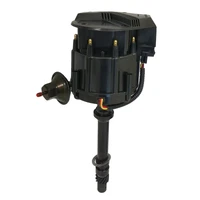 Distributor Billet Black Ready-to-Run Black Vacuum Advance SB & BB For Chevrolet with Coil 50 000 V