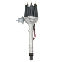 Distributor Billet Black Ready-to-Run Black Vacuum Advance SB & BB For Chevrolet V8