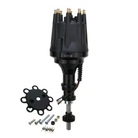 Distributor SB Ford 302 351 Cleveland Pro Series Magnetic Pickup Mechanical Advance Black Cap