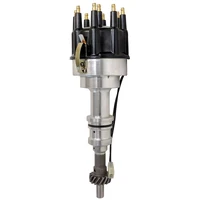 Distributor HEI Street Series Magnetic Pickup Bosch Style Black Cap SB For Ford 302 351 Cleveland