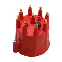Distributor Cap Extra-Duty, Red, Male HEI, To Suit Billet Ready To Run, Pro Street Series, Each
