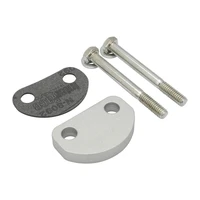 Intake Manifold, D Choke Block Off Plate With Gasket, Bolts Ford 302, 351 Cleveland, Aluminium, Suits Early Ford Oem & 2750 Manifolds, Kit