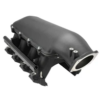 Intake Manifold, Supermax Hi Ram, Cast Aluminium,  Holden Commodore LS3/L92, with Fuel Rails, Kit, Black