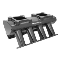 SuperMaxintake Manifold Tunnel Ram For Holden Commodore LS1/LS2 Carburetted 4150 Fabricated Black