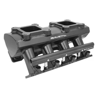 SuperMaxintake Manifold Tunnel Ram For Holden Commodore LS3/L92 EFI 4150 Fabricated Black W/Fuel Rails