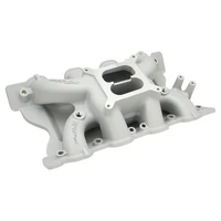 Intake Manifold Ford 302 351 Cleveland Dual Plane Aluminium Square Bore Silver