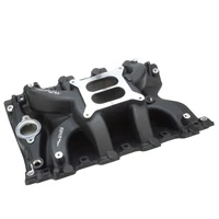 Intake Manifold, AirMax, Dual Plane, For Holden Commodore V8, VN Heads 253, 304, 308, Aluminium, Black, Square Bore