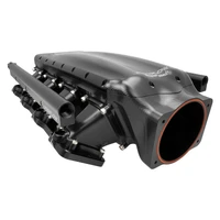 Billet CNC LSintake Manifold Kit SuperMax Plus For Holden Commodore 102mm Bore Gloss Black