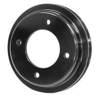 Crank Pump Pulley V-Belt 1-Groove Aluminium For Holden V8 253 308 Red Motor