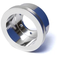 Billet Pulley V-Belt Crankshaft BB For Chrysler Groove Anodised Aluminium